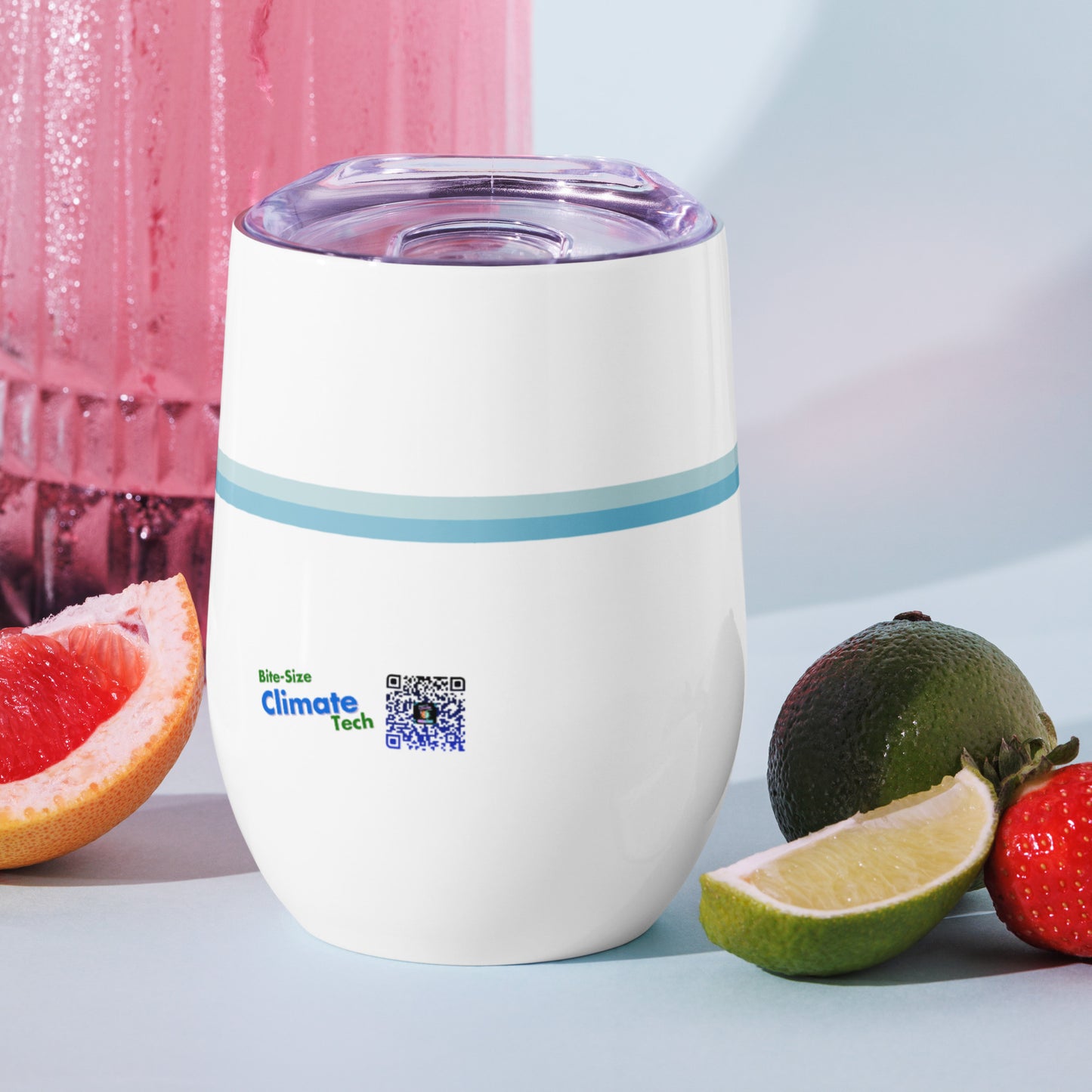 "Let's Make Climate Cool Again" Tumbler - Bite-Size Climate Tech Edition