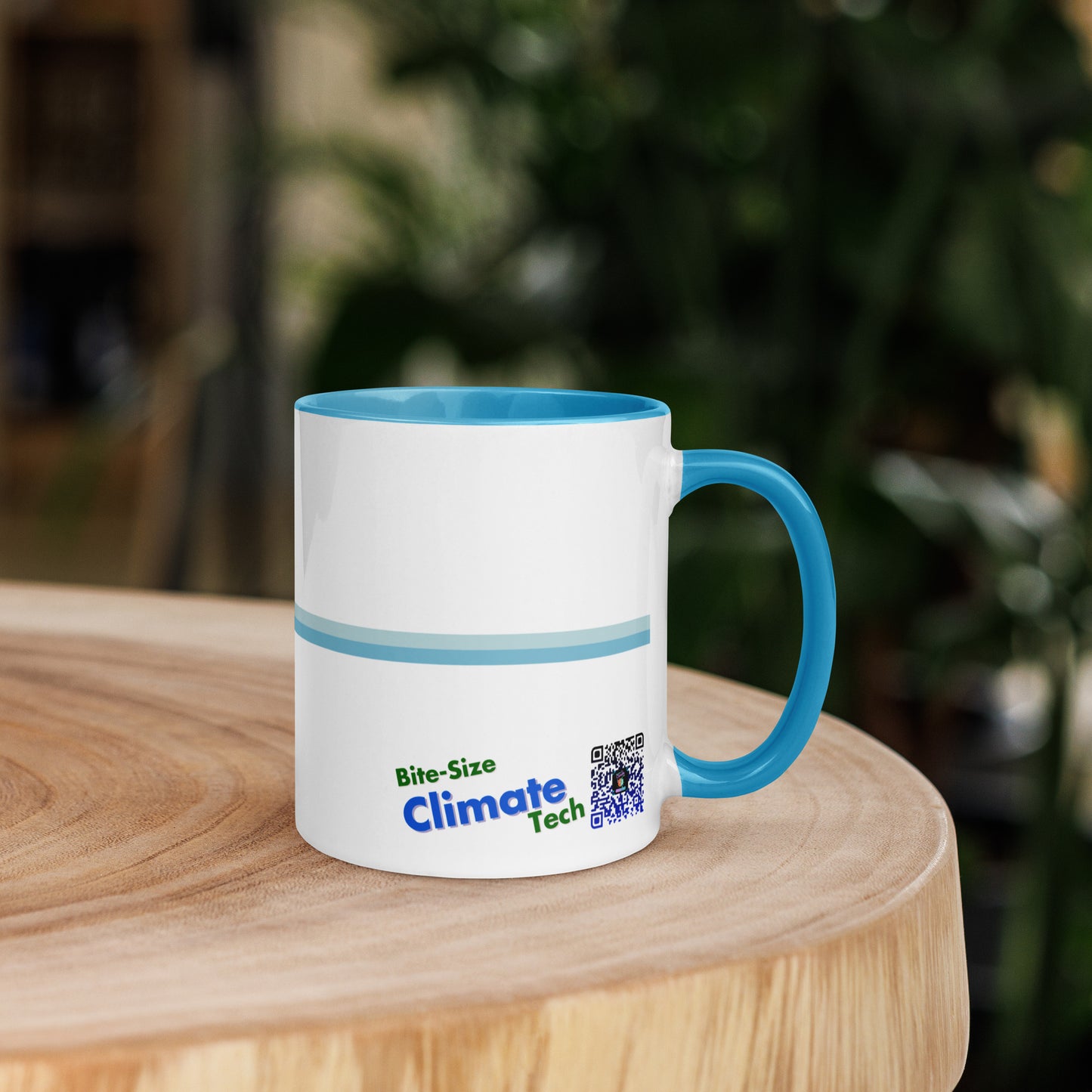 "Let's Make Climate Cool Again" Color Inside Mug - Bite-Size Climate Tech Edition